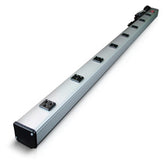 Legrand - Wiremold UL401BC Industrial 48 Inch Plug-In Outlet Center® with 8 Outlets and Switch